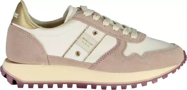 Bianco Poliestere Women Sneaker