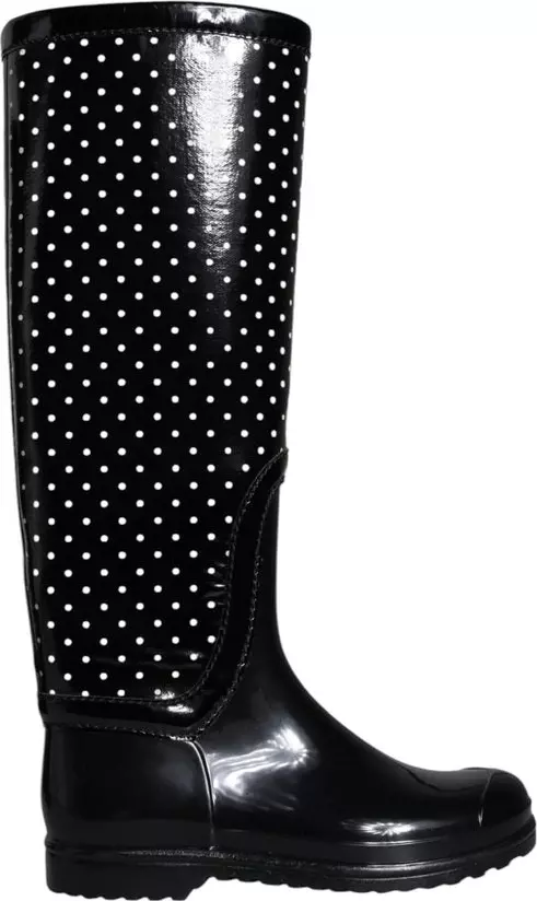 Black Rubber Rain Boots