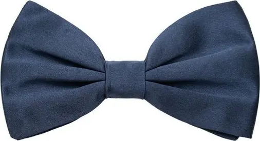Blue Silk Bowtie