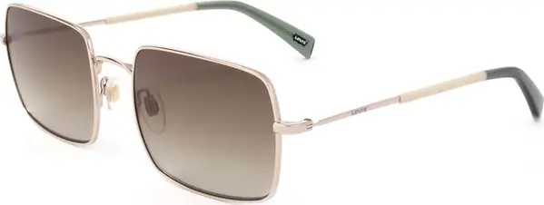 Gold Stainless Steel Sunglasses