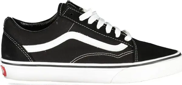 Black Polyester Men Sneaker