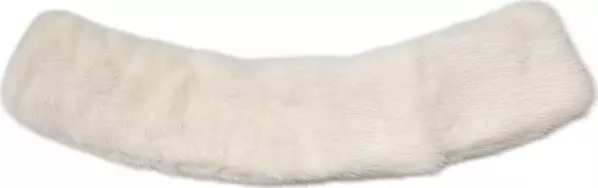 White Mink Fur Collar Women Neck Wrap Scarf