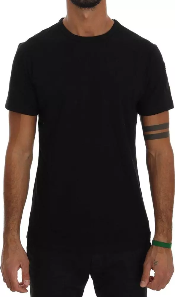 Black Cotton T-Shirt
