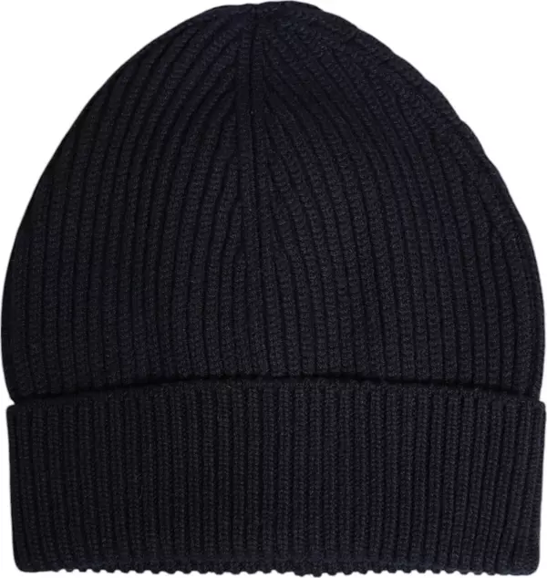 Blue Cashmere Knitted Winter Beanie Hat