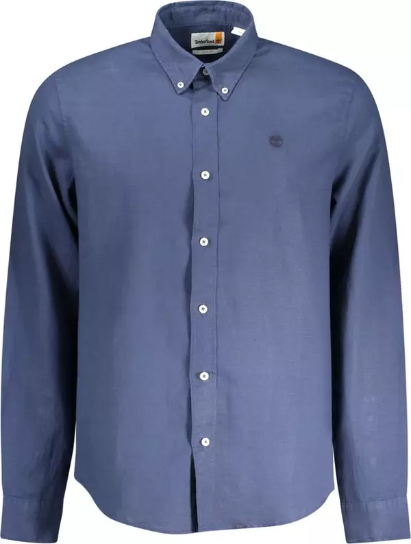 Blu Linen Men Shirt