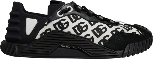 Black Logo Lace Up Low Top NS1 Sneakers Shoes