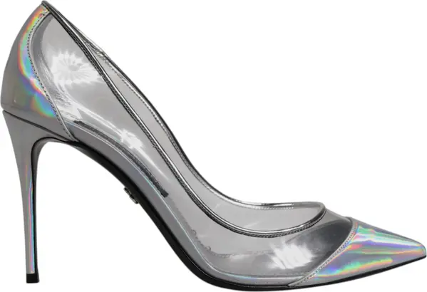 Multicolor Iridescent Pointed Toe Pumps Shoes