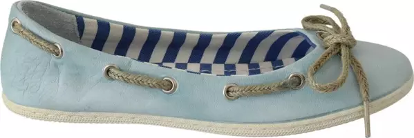 Minnesota Blue Stripe Flat Slip-On Shoes
