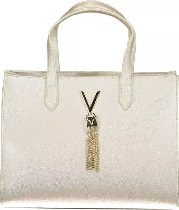 Gray Polyurethane Women's Bag
