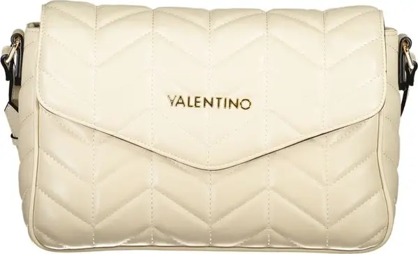 Beige Polyurethane Women's Bag