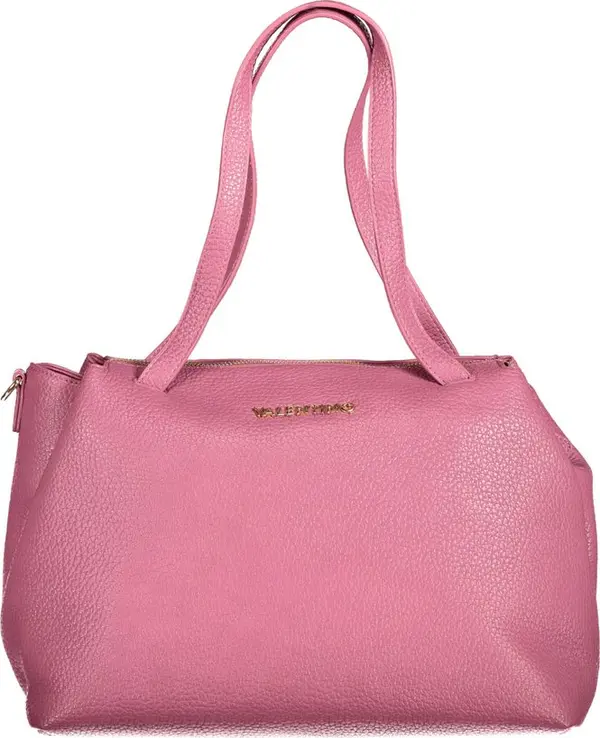 Pink Polyurethane Women's Bag