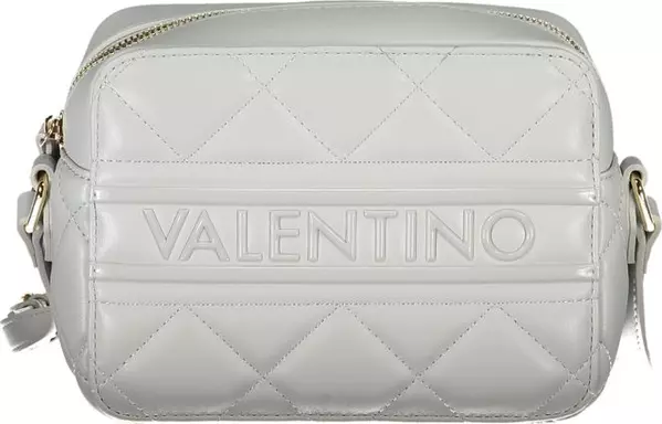 Grey Polyurethane Women Bag
