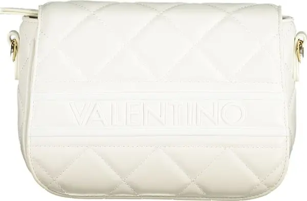 Bianco Polyurethane Women's Bag with Adjustable Shoulder Strap