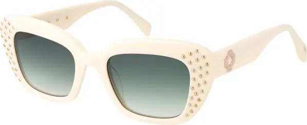 Beige Acetate Sunglasses