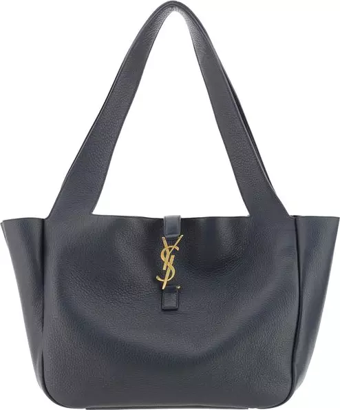 Black Calf Leather Bos Taurus Shoulder Bag