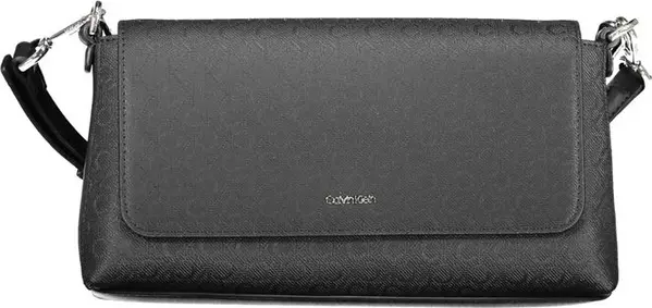 Black Polyester Women's Shoulder Bag