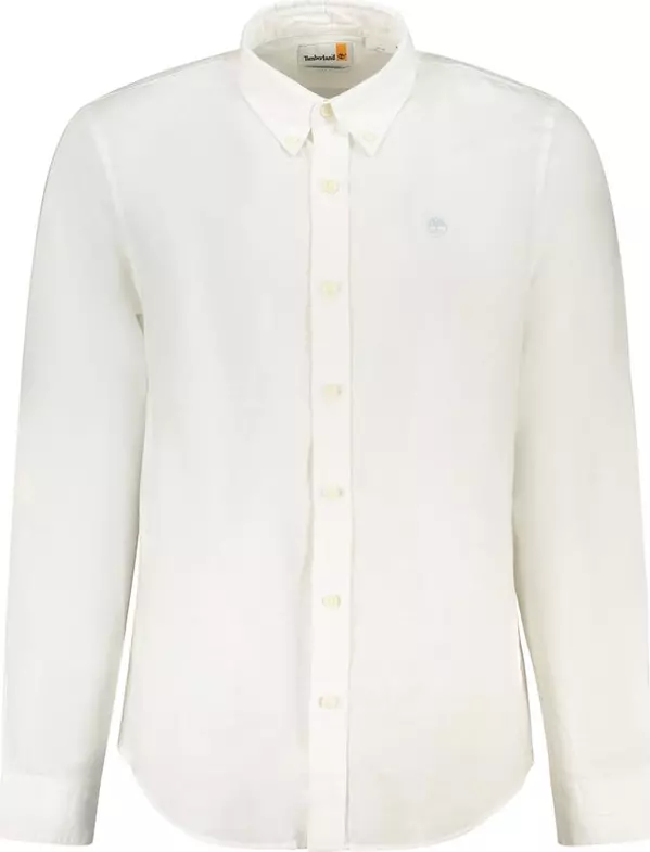 White Linen Men's Shirt