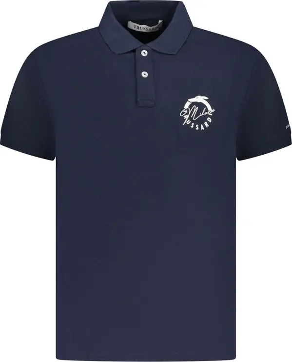 Blu Cotton Men Polo
