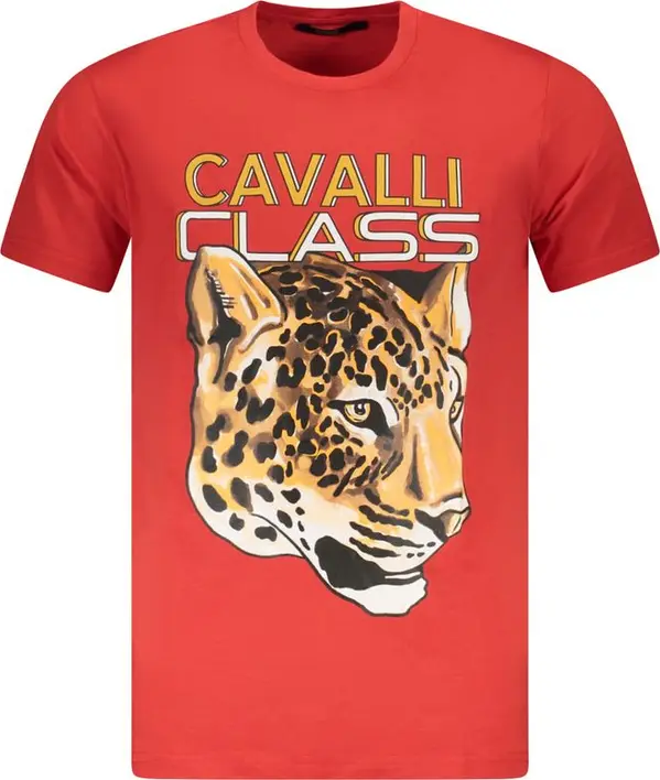 Red Cotton Men T-Shirt