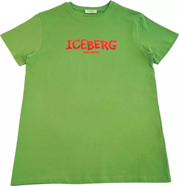 Green Cotton Men T-Shirt