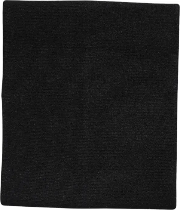 Black Cashmere Knitted Neck Warmer Foulard Scarf