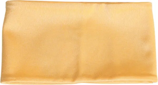 Yellow Nylon Stretch Women Neck Warmer Scarf