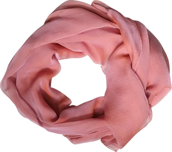 Pink Silk Rectangle Women Wrap Shawl Scarf