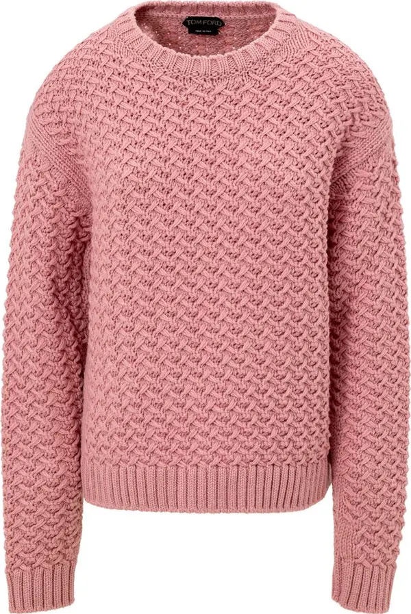 Pink Wool Sweatshirt