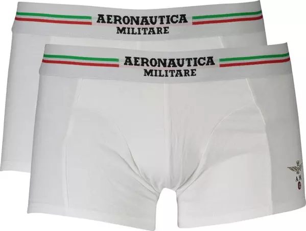 White Cotton Men's Boxer Briefs