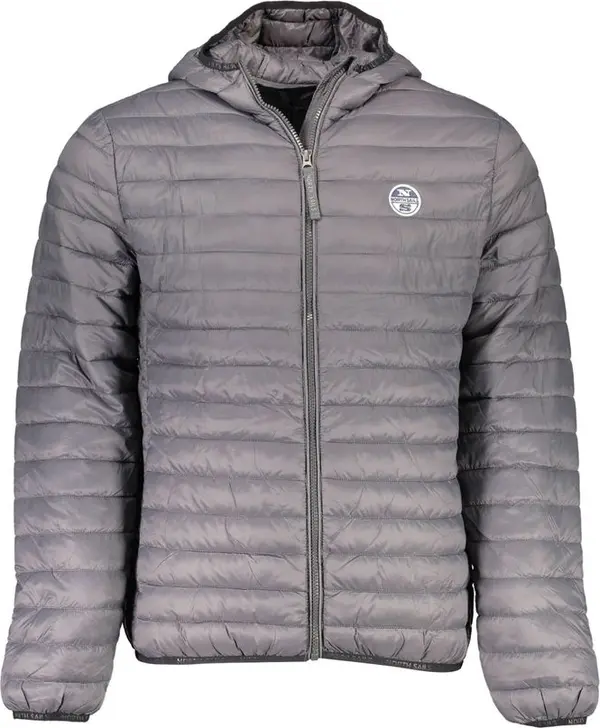 Grigio Polyamide Men's Jacket