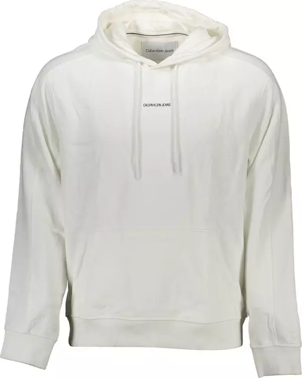 White Cotton Men Sweater