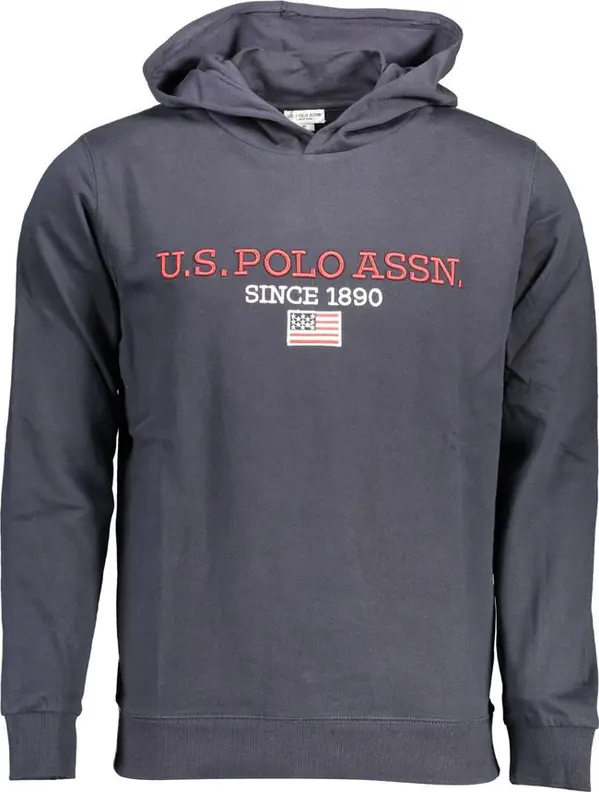 Blue Cotton Mens Sweatshirt