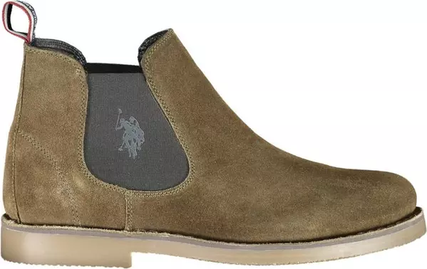 Green Leather Men's Boot