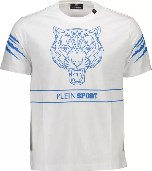 White Cotton Men's T-Shirt