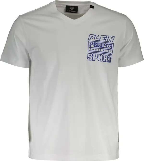 White Cotton Men's T-Shirt