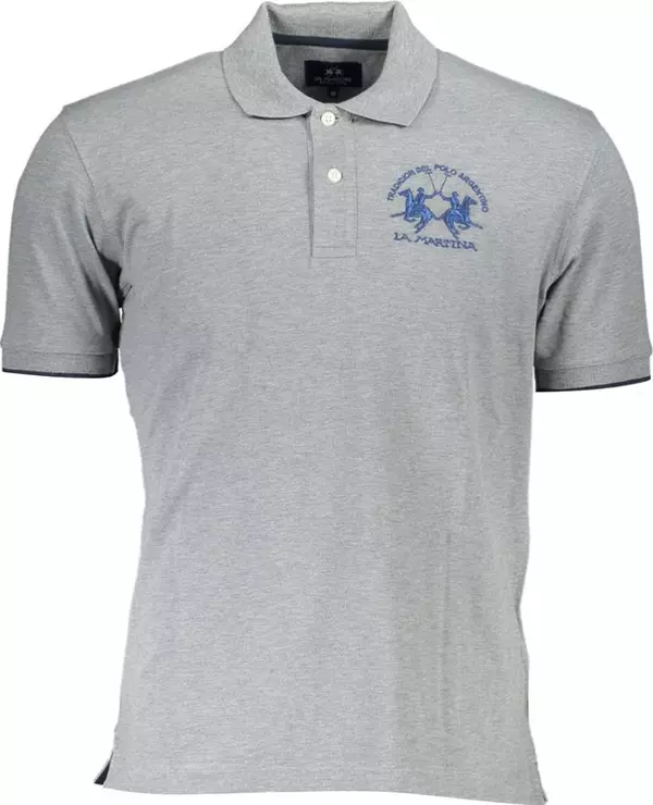 Grigio Cotton Men Polo