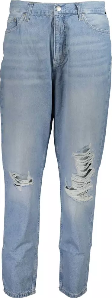 Azzurro Cotton Woman Jeans