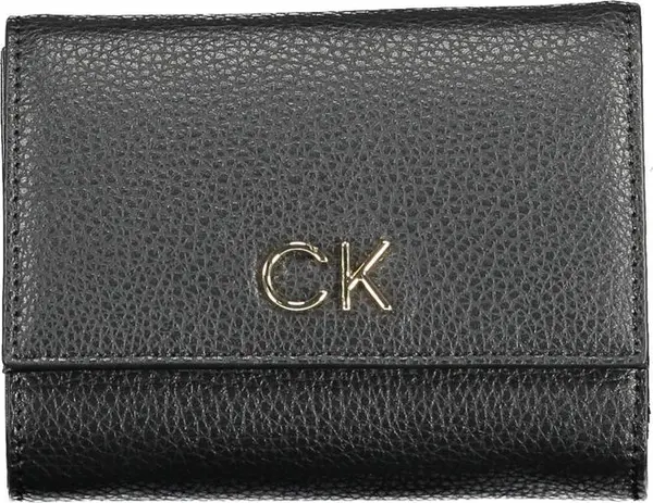Black Polyurethane Women Wallet