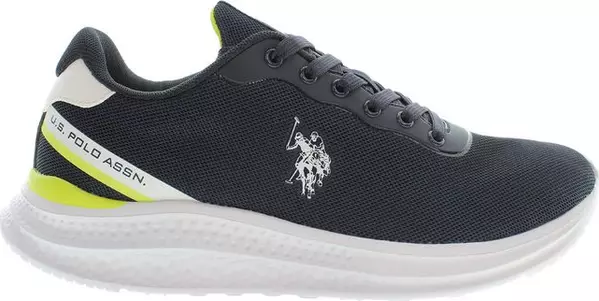 Blue Polyester Men's Sneaker