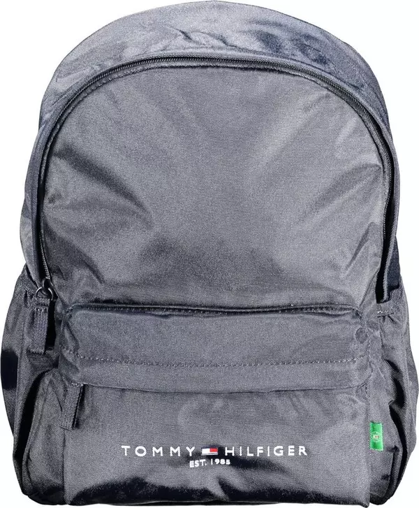 Blue Recycled Polyester Men's Backpack