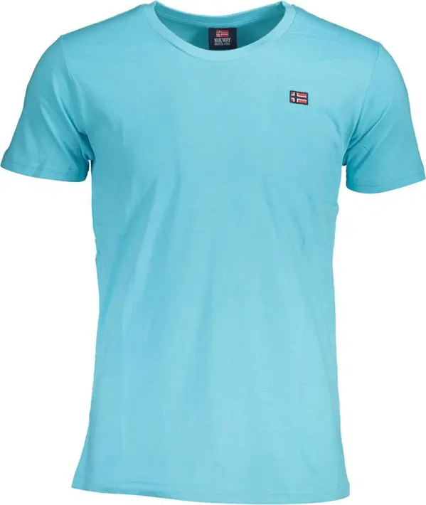 Azzurro Cotton Men T-Shirt