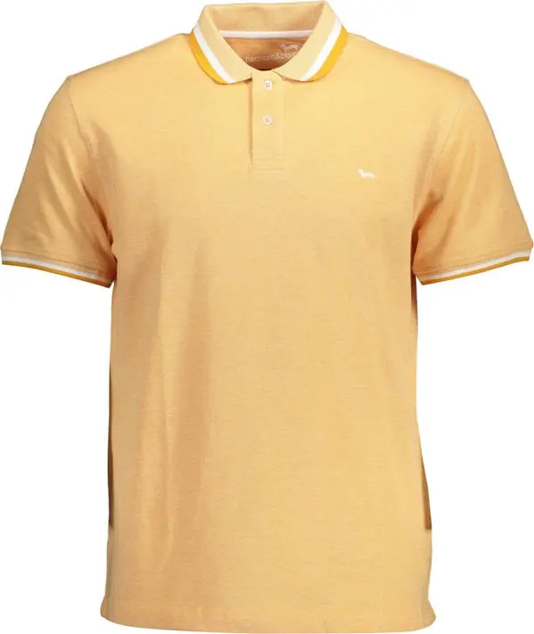 Arancione Cotton Men Polo