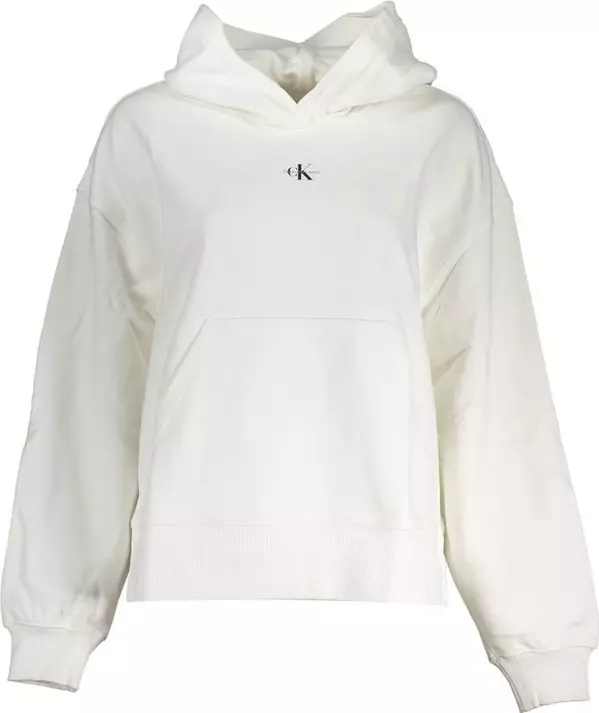 White Cotton Women Sweater