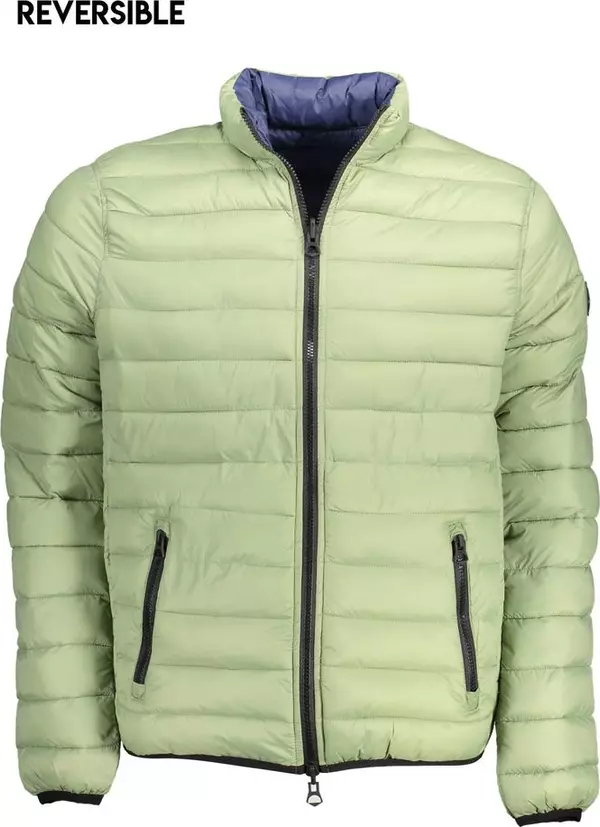 Green Nylon Men's Jacket