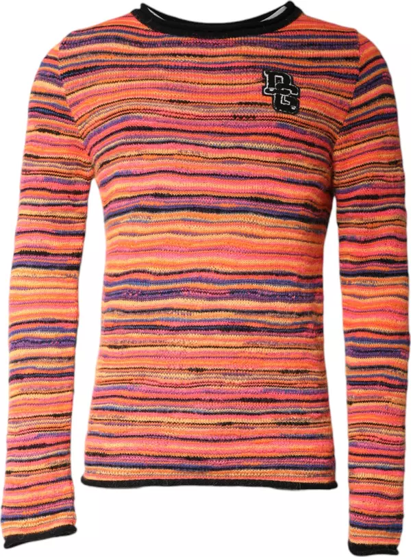 Multicolor Wool DGLogo Knit Pullover Sweater