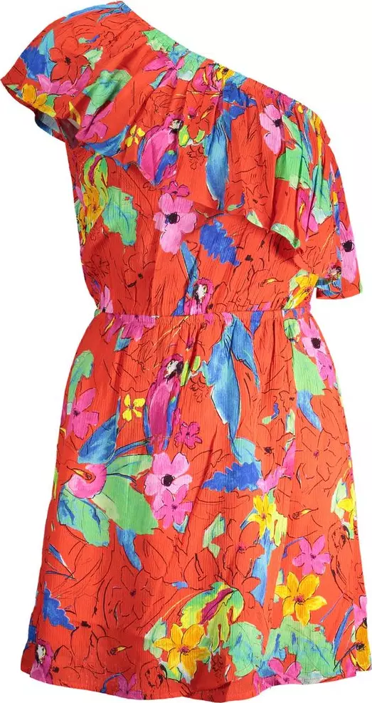 Red Viscose Women Dress