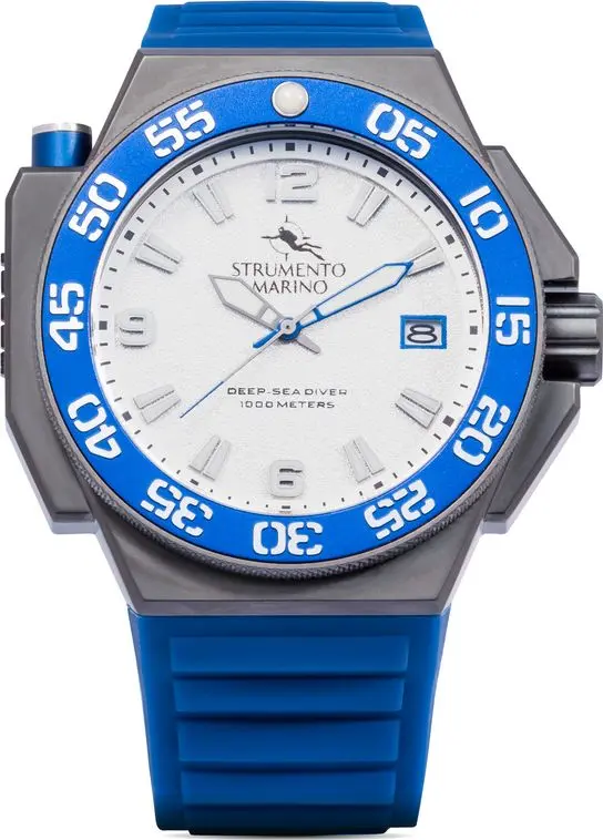 Blue Synthetic Sport Watch