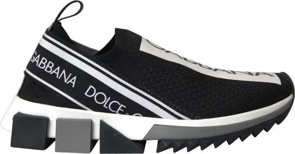 Black White Slip On Sorrento Sneakers Shoes