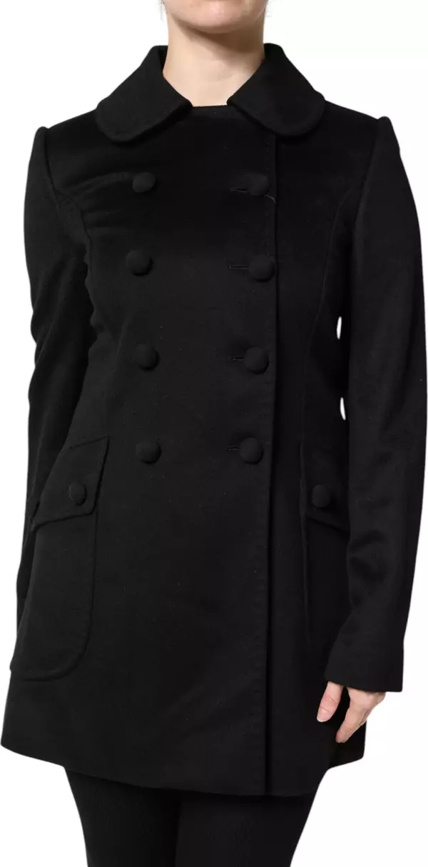 Black Wool Sartoria Italiano Blazer Jacket