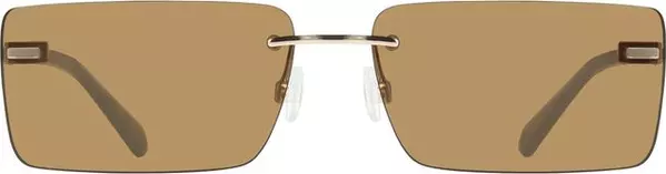 Beige Metal Women Sunglasses